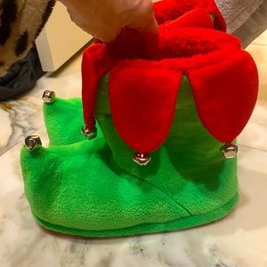 Christmas elf slippers 8 9 jingle